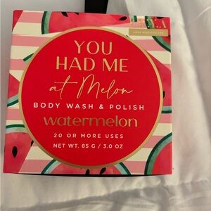 Spongelle Watermelon Body Wash & Polish - Red and Pink
